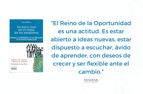 Un pavo real en el reino de los pingüinios