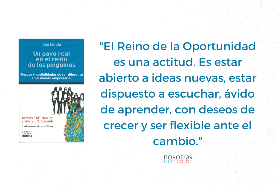 Un pavo real en el reino de los pingüinios