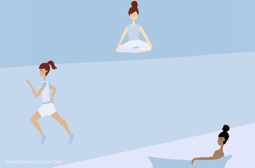 Después de un día pesado en la oficina