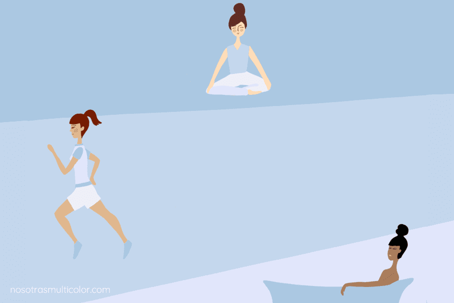 Después de un día pesado en la oficina